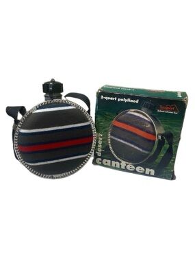 TexSport 2-Quart Polylined Blanket Covered Desert Canteen